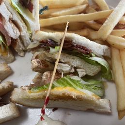 Using the toothpick, to show how thick my sandwich was! Using the toothpick, to show how thick my sandwich was!