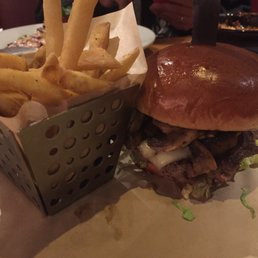 Mushroom Swiss Burger