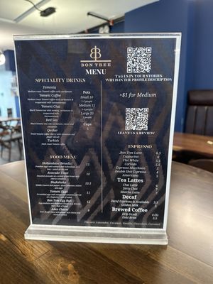 Menu photo 1 BonTree Brooklyn, NY