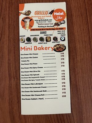 Menu photo 3 Grillo Bakery Shawarma and Kebob Northridge, CA