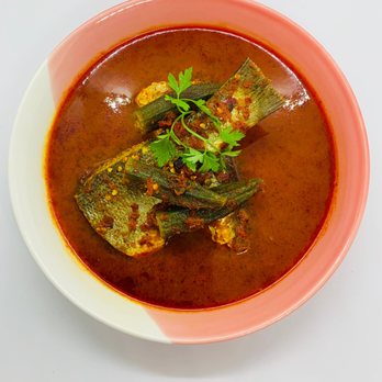 Normah's - NORMAHS ASSAM PEDAS SEABASS SERVE WITH BASMATHI RICE - Malaysian Near Me - Queensway, XGL