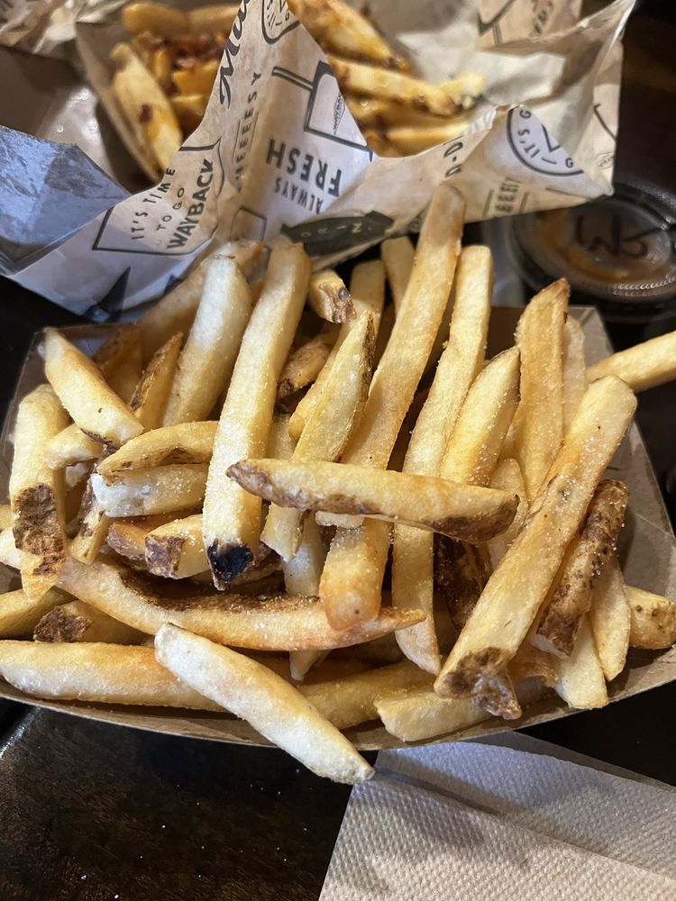 Food from Wayback Burgers