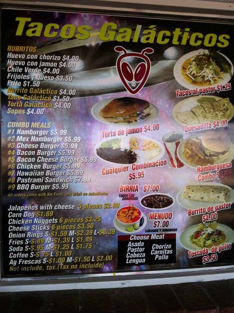 Galacticos Mexican Food
