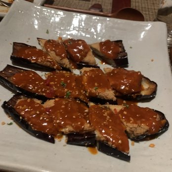 HanGawi - Grilled Eggplant In Chili Sauce - Vegetarian Near Me - New York, New York HanGawi - Grilled Eggplant In Chili Sauce - Vegetarian Near Me - New York, New York