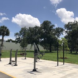 Betty Booth Robert Park - Outdoor fitness equipment.