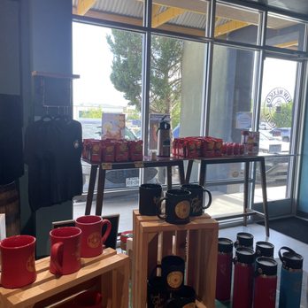 New Mexico Piñon Coffee - a variety of mugs - Coffee Roasteries Near Me - Albuquerque, New Mexico