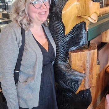 Black Bear Diner Kingman - Yes that's me with the Black Bear in the dining room - Breakfast & Brunch Near Me - Kingman, Arizona