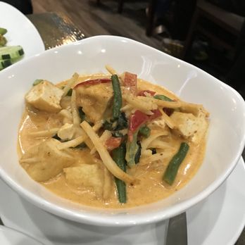 Bedford Thai - Red curry came with white rice (more tofu than veggies) - Thai Near Me - Stamford, Connecticut Bedford Thai - Red curry came with white rice (more tofu than veggies) - Thai Near Me - Stamford, Connecticut