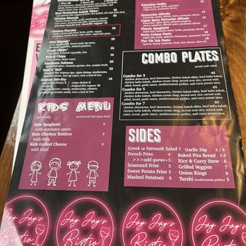 Jay Jay's Bistro - Lunch/dinner menu - Mediterranean Near Me - Troy, Michigan