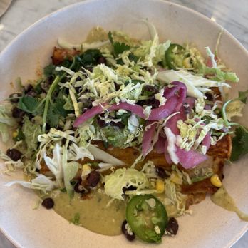Flower Child - Chicken Enchiladas - Salad Near Me - Riverton, Utah Flower Child - Chicken Enchiladas - Salad Near Me - Riverton, Utah