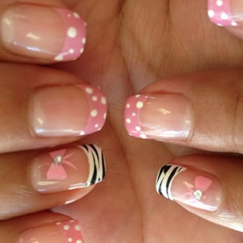 T Nails - Polka dot and Zebra design - Nail Salons Near Me - Stockton, California T Nails - Polka dot and Zebra design - Nail Salons Near Me - Stockton, California