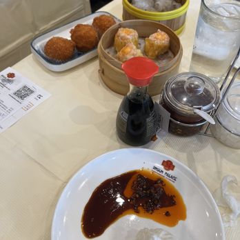 Dimsum Palace - Fried shrimp balls; pork & vegetable dumplings; shrimp shumai; and steamed pork bun. - Cantonese Near Me - Catonsville, Maryland Dimsum Palace - Fried shrimp balls; pork & vegetable dumplings; shrimp shumai; and steamed pork bun. - Cantonese Near Me - Catonsville, Maryland