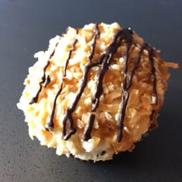 Samoa AKA Girls Scout Cookie made into a cupcake!