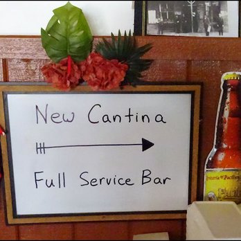 Cafe Delicias - The "New Cantina Full Service Bar" seemed to be a new addition to the restaurant, where a sign points the way to the new attraction. - Mexican Near Me - Auburn, California Cafe Delicias - The "New Cantina Full Service Bar" seemed to be a new addition to the restaurant, where a sign points the way to the new attraction. - Mexican Near Me - Auburn, California