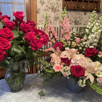 Lougee & Frederick's - Two floral arrangements - Florists Near Me - Bangor, Maine