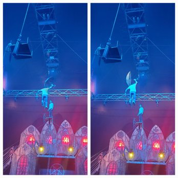 Paranormal Cirque - Unicycling on a tightrope - Performing Arts Near Me - Oakland, California Paranormal Cirque - Unicycling on a tightrope - Performing Arts Near Me - Oakland, California