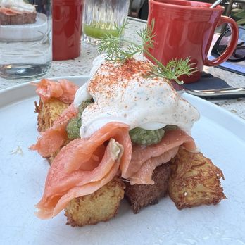 Moonlark’s Dinette - Latke Smoked Salmon* - Diners Near Me - Los Angeles, California Moonlark’s Dinette - Latke Smoked Salmon* - Diners Near Me - Los Angeles, California