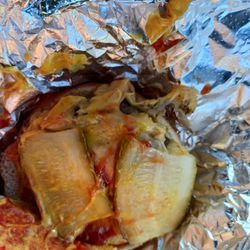 Cook Out - Sorry it was a little messy, but tasty.