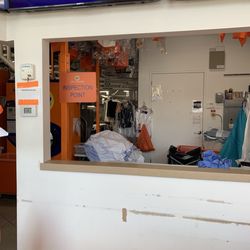 Tide Cleaners - Inspection point before cleaning