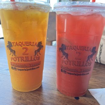 Taqueria 2 Potrillos - Pineapple guava and strawberry agua Fresca - Mexican Near Me - Ontario, California Taqueria 2 Potrillos - Pineapple guava and strawberry agua Fresca - Mexican Near Me - Ontario, California