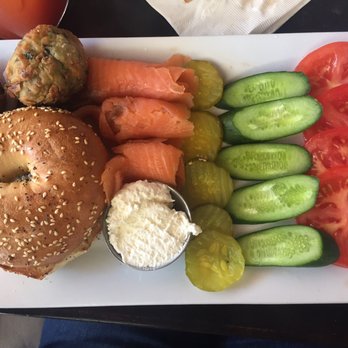 Blue Daisy - Bagel & Smoked Salmon Plate - Creperies Near Me - Santa Monica, California Blue Daisy - Bagel & Smoked Salmon Plate - Creperies Near Me - Santa Monica, California