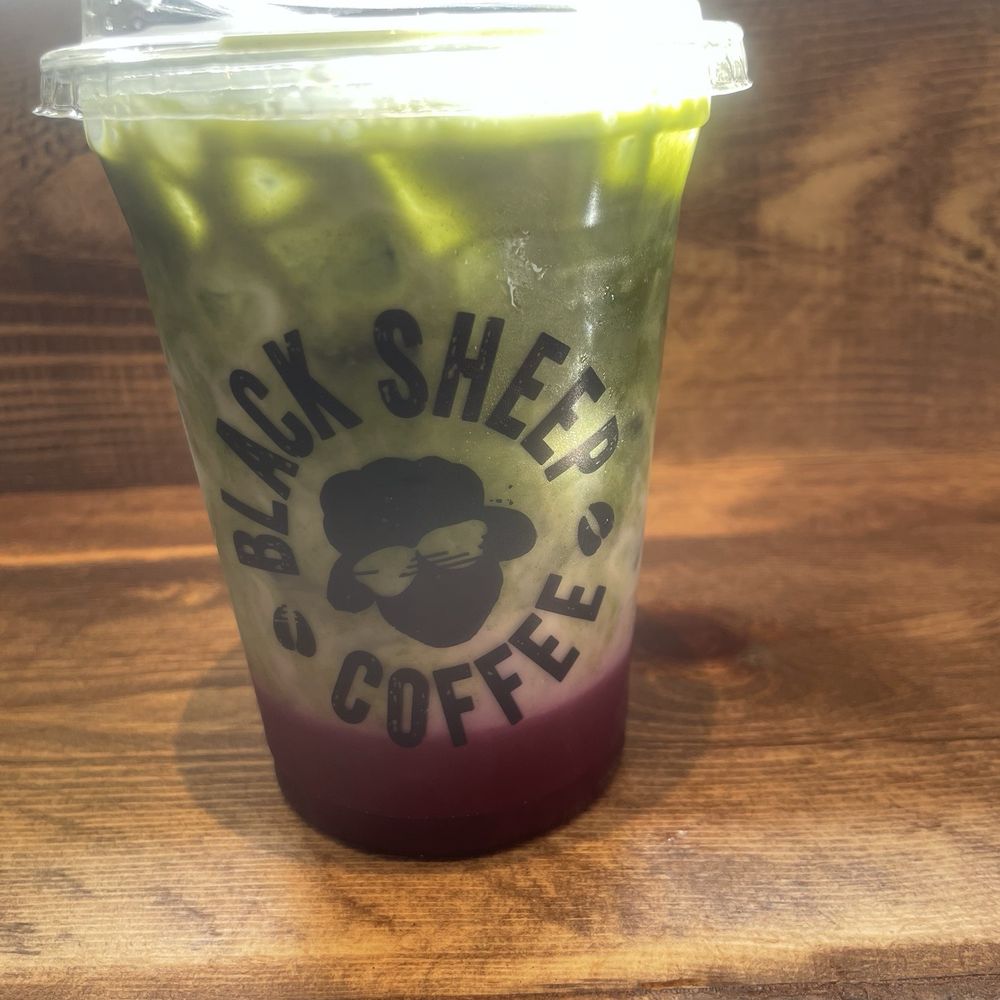 Black Sheep Coffee - Iced Ube Matcha - Coffee & Tea Near Me - Miami, Florida