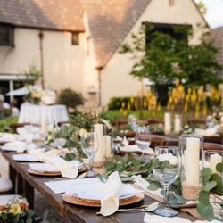 Titan Tent & Event Rentals - Titans table and wine goblets