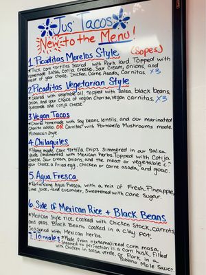 Menu photo 2 Jus’ Tacos South Orange, NJ Menu photo 2 Jus’ Tacos South Orange, NJ