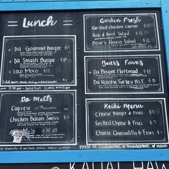 Mama Bear’s Kitchen - Menu - Food Trucks Near Me - Waimea, Hawaii