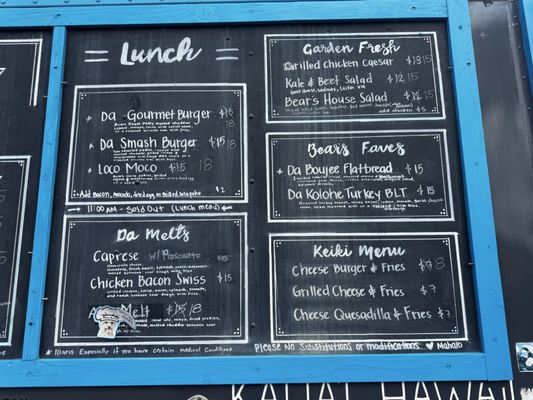 Menu photo 1 Mama Bear’s Kitchen Waimea, HI