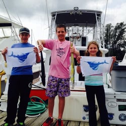 Floridian Fishing Charters - The upside down flag means we released a sailfish.