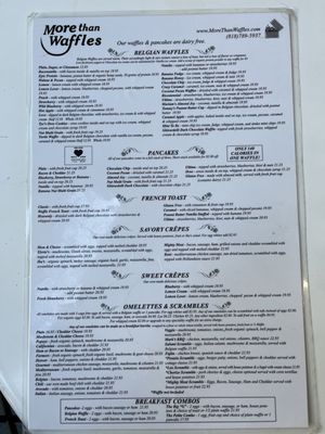 Menu photo 8 More Than Waffles Encino, CA Menu photo 8 More Than Waffles Encino, CA