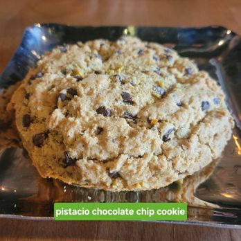 Chaiwale & Co - Pistachio Chocolate Chip cookie. Texture is more like a biscotti. Highly recommend to have with a beverage. - Desserts Near Me - Riverside, California Chaiwale & Co - Pistachio Chocolate Chip cookie. Texture is more like a biscotti. Highly recommend to have with a beverage. - Desserts Near Me - Riverside, California