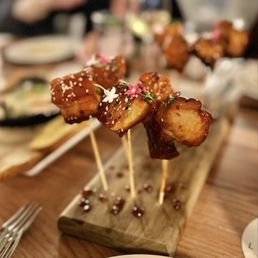 Pork Belly Burnt End Lollipops
