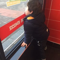 Jimmy's Fish & Chips - Hungry boy waiting patiently for dinner