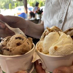 D Dutchmen Dairy - Jamoca almond fudge. Sea salt caramel cheesecake