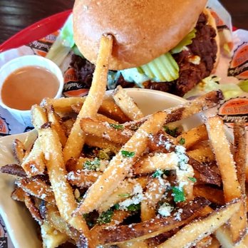 Bad Daddy's Burger Bar - Truffle Parmesan Fries!!! To die for! - Burgers Near Me - Decatur, Georgia Bad Daddy's Burger Bar - Truffle Parmesan Fries!!! To die for! - Burgers Near Me - Decatur, Georgia