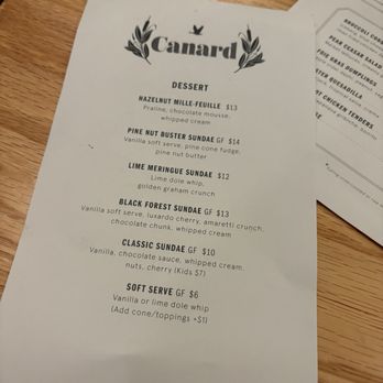 Canard - Oregon City - Dessert Menu - French Near Me - Oregon City, Oregon Canard - Oregon City - Dessert Menu - French Near Me - Oregon City, Oregon