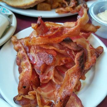 Mad Hatter - Side of delicious Bacon. - Breakfast & Brunch Near Me - Weymouth, Massachusetts Mad Hatter - Side of delicious Bacon. - Breakfast & Brunch Near Me - Weymouth, Massachusetts
