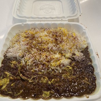 Farvahar Persian Cafe - Fesenjoon Plate - Middle Eastern Near Me - Seattle, Washington
