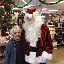 Raymond's Liquor Stop - Santa with Evelyn