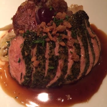 Gary Danko - Lemon pepper duck breast with duck hash, bacon braised endive, and port glazed cherries - New American Near Me - San Francisco, California