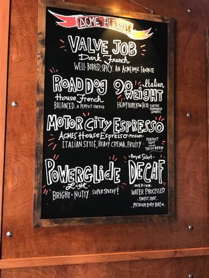 Menu photo 5 Acme Coffee Roasting Seaside, CA