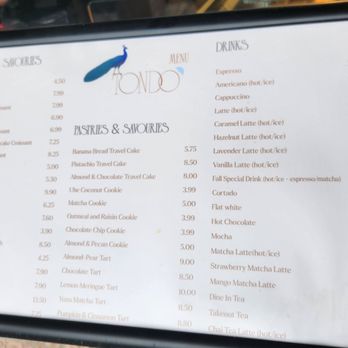 Tondo - Menu - Bakeries Near Me - Richmond Hill, Ontario Tondo - Menu - Bakeries Near Me - Richmond Hill, Ontario