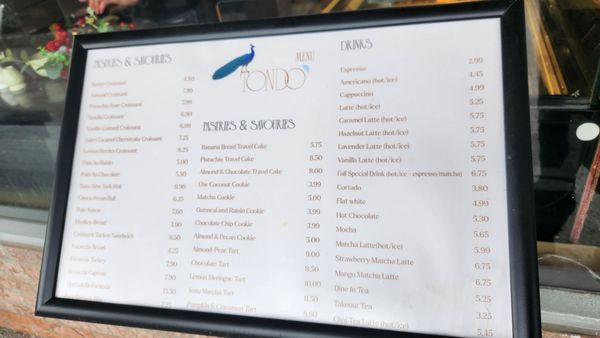Menu photo 1 Tondo Richmond Hill, ON Menu photo 1 Tondo Richmond Hill, ON
