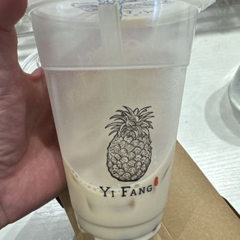 Yifang Taiwan Fruit Tea - Ordering milk tea but it's looks and tastes like milk - Coffee & Tea Near Me - San Mateo, California Yifang Taiwan Fruit Tea - Ordering milk tea but it's looks and tastes like milk - Coffee & Tea Near Me - San Mateo, California