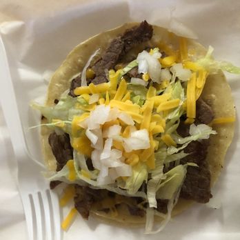 Emilio's Taqueria - Bistec (chopped steak) tostado YUMMY! 10.28.22 - Tacos Near Me - Waller, Texas Emilio's Taqueria - Bistec (chopped steak) tostado YUMMY! 10.28.22 - Tacos Near Me - Waller, Texas