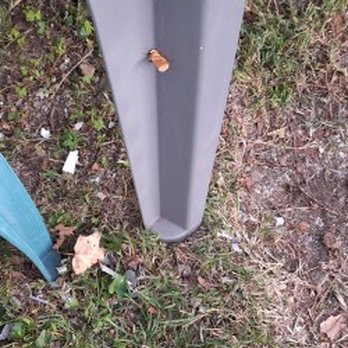 LeafFilter - cigarette snuffed on lawn chair - Gutter Services Near Me - Louisville, Kentucky