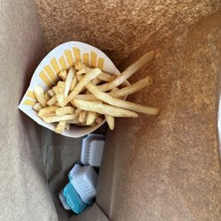 McDonald's - $1 large fry with mobile app coupon for daughter.