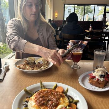 Cafe M - Huevos rancheros and crab Benedict and coconut French toast - Breakfast & Brunch Near Me - Berkeley, California Cafe M - Huevos rancheros and crab Benedict and coconut French toast - Breakfast & Brunch Near Me - Berkeley, California